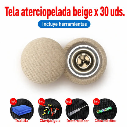 🔥【Compra 1 y llévate 1 gratis · 60 piezas】Hebillas para techo de coche + kit de herramientas de instalación
