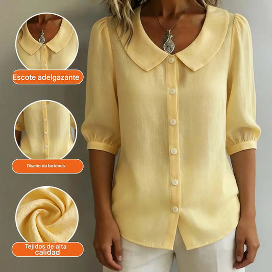 🌸【S-3XL】Cárdigan de manga corta para mujer con botones, ideal para primavera. Pago contra entrega✅