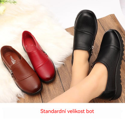 🔥👟【Velikosti 35-41】Pohodlná dámská obuv vyrobená z pravé kůže s měkkou, protiskluzovou a odolnou podrážkou. Zaručená kvalita.