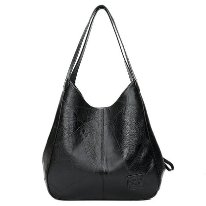 💖👜💖Nouă geantă de umăr din piele moale, la modă, de mare capacitate, versatilă