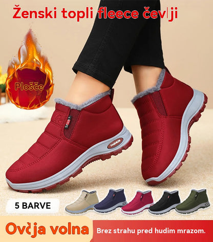 🔥【50% popust】【35-48】Unisex zimski škornji s podlogo iz semiša - topli, udobni in nedrseči, idealni za hladno vreme.