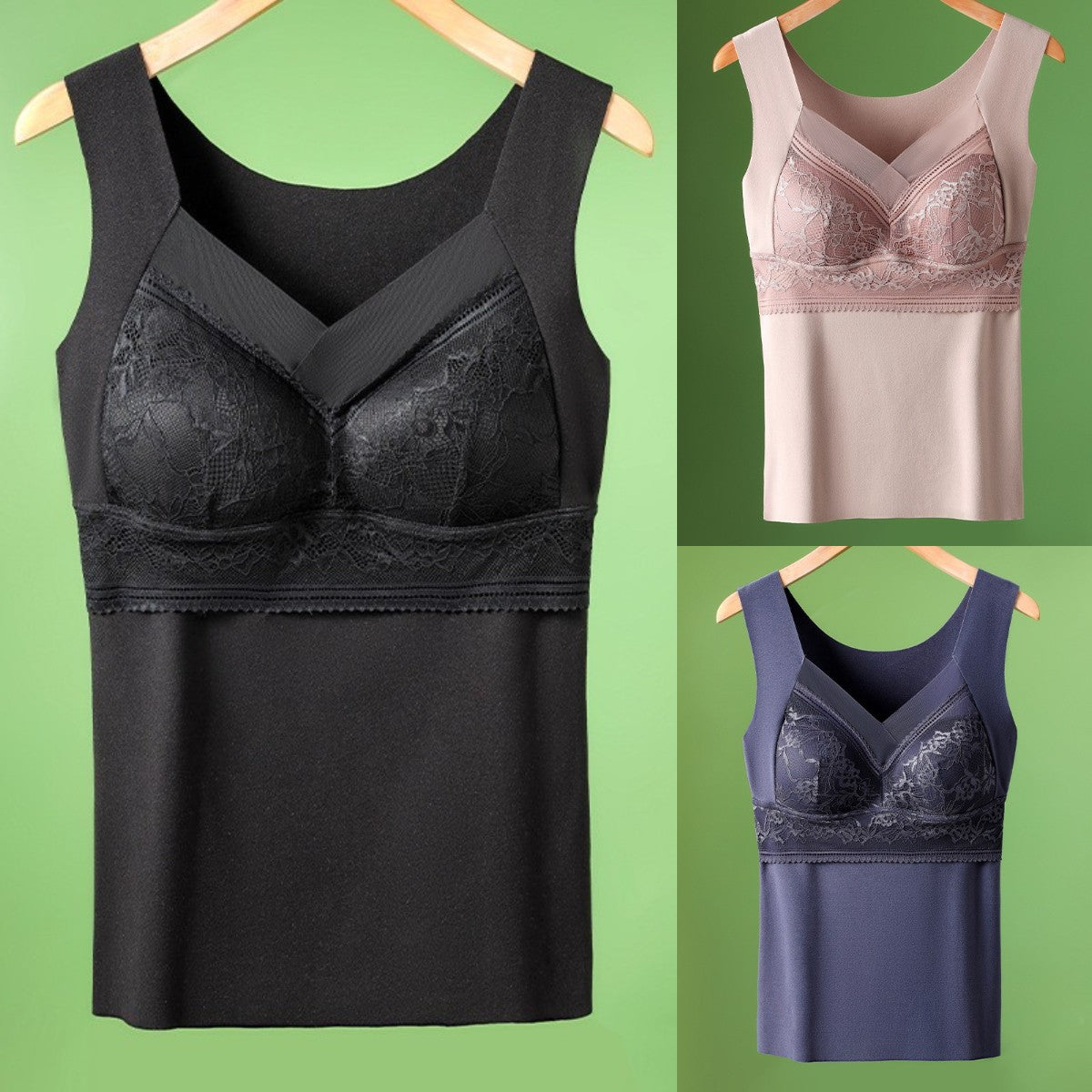 [Kúp 1 a získaj 2 zadarmo] [40 – 100 kg] Jesenná/zimná čipkovaná podprsenka s otvoreným chrbtom, zdvíha a zabraňuje ovisnutiu ✅