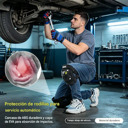 🦵🏽 Rodilleras de protección para múltiples situaciones – Resistentes a los impactos, correas ajustables y forro transpirable