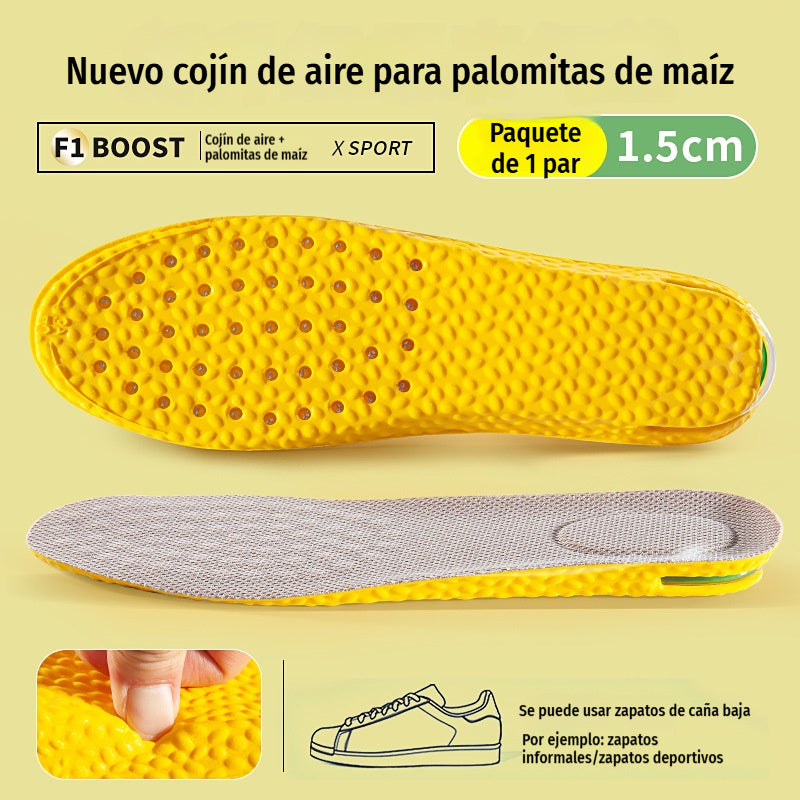 💥【Compra uno y llévate otro gratis】2 pares por 28 euros 👟Plantillas cómodas con cojín de aire y efecto de aumento de estatura 📈