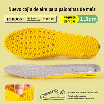 💥【Compra uno y llévate otro gratis】2 pares por 28 euros 👟Plantillas cómodas con cojín de aire y efecto de aumento de estatura 📈