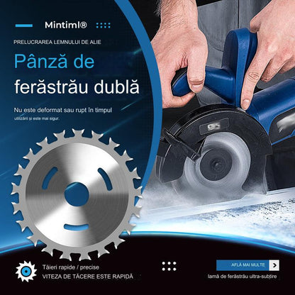 ⚙️🔨Set de 4 piese【Cumpărați 2 și primiți 2 gratuit】🔥 Lamă de ferăstrău dublu din aliaj pentru prelucrarea lemnului