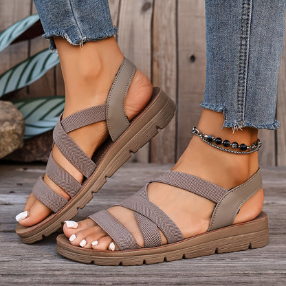 ✨🩰【Oferta especial de temporada】【Tallas 36–42】Sandalias romanas cómodas para mujer, material suave - Oferta por tiempo limitado, cantidad limitada