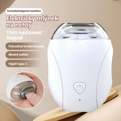 💅 ✨ Nová verze 2026! Automatický pilník na nehty – bezpečná a šetrná péče o nehty 👶🔧