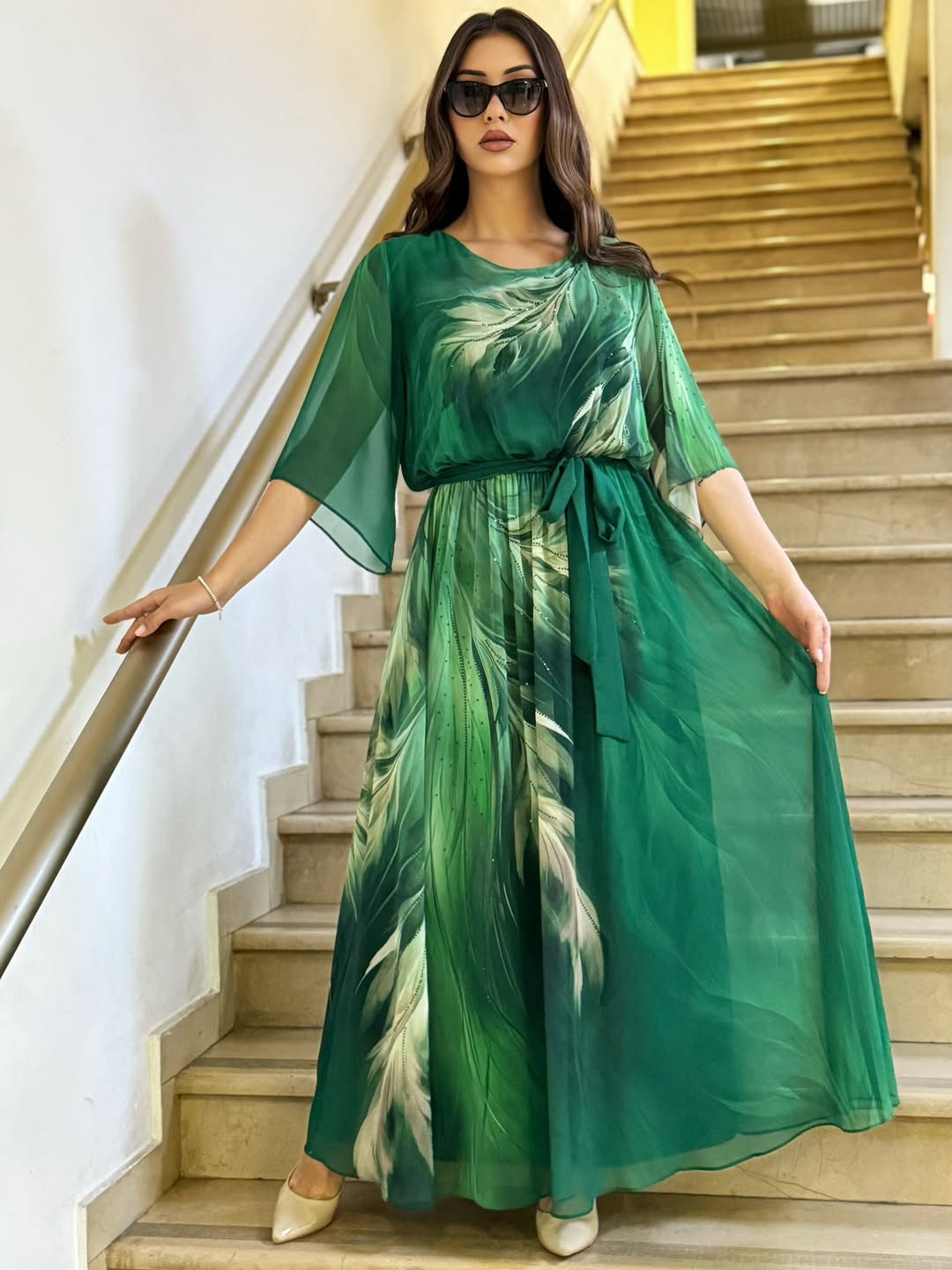 🎄👗【S-5XL】💖Módne dámske šaty z kvalitného šifónu 2025.