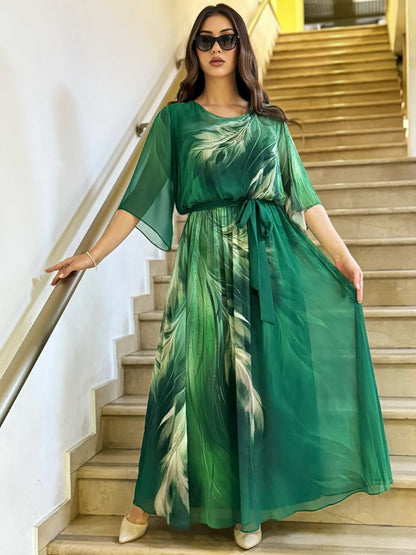 🎄👗【S-5XL】💖Módne dámske šaty z kvalitného šifónu 2025.
