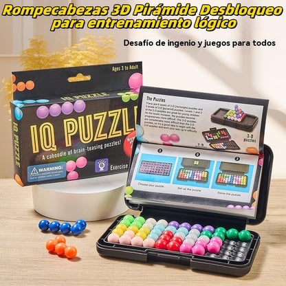 🎁🧩【500 niveles】👍Tablero de rompecabezas piramidal para desafíos de subida de nivel, ✨juguete educativo para entrenar la lógica.