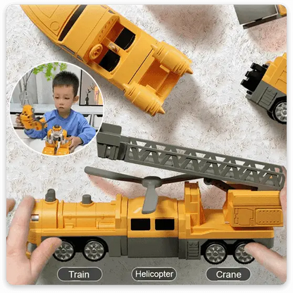 【50% OFF】🤖【16 piezas】Bloques de construcción magnéticos Transformers, juguetes educativos
