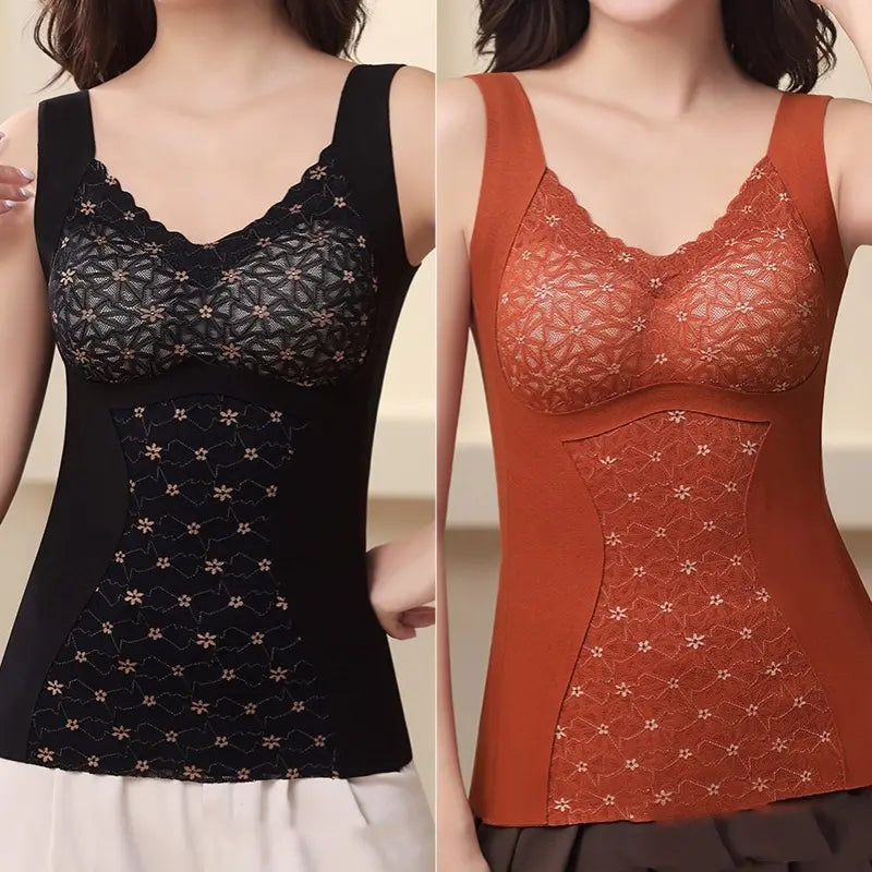 ❤️🔰【Compre 1 y obtenga 1 gratis】🔥Ropa interior de encaje cálido para agrandar los senos, nuevo estilo
