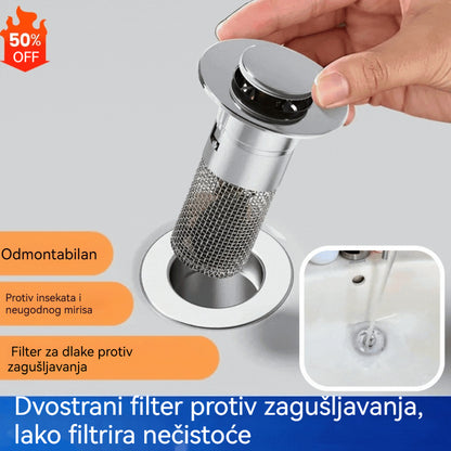 🔥Kupi 1 i dobiješ 1 gratis🔥💧Univerzalni filtar za odvod od nehrđajućeg čelika