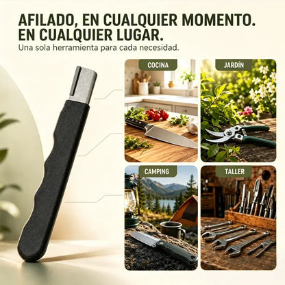 🔪Compra 1 y recibe 2 gratis✨ Afilador Portátil de Cuchillos y Tijeras – Recupera el Filo en Segundos 💥
