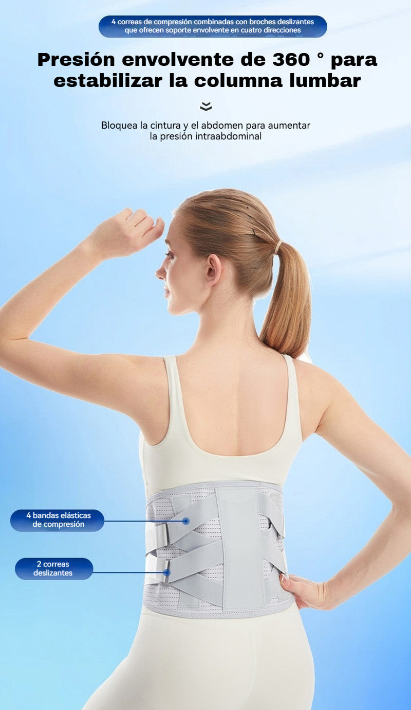 【Kúpte 1 a dostanete 1 zadarmo】Nový priedušný pás | Stabilná oceľová opora | Zmierňuje tlak v bedrovej oblasti | Udržuje teplo a zoštíhľuje brucho