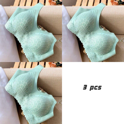 👙【3-dielna sada】🎁Nová a vylepšená pohodlná čipkovaná podprsenka pre plnšie veľkosti (zľava 49 %)