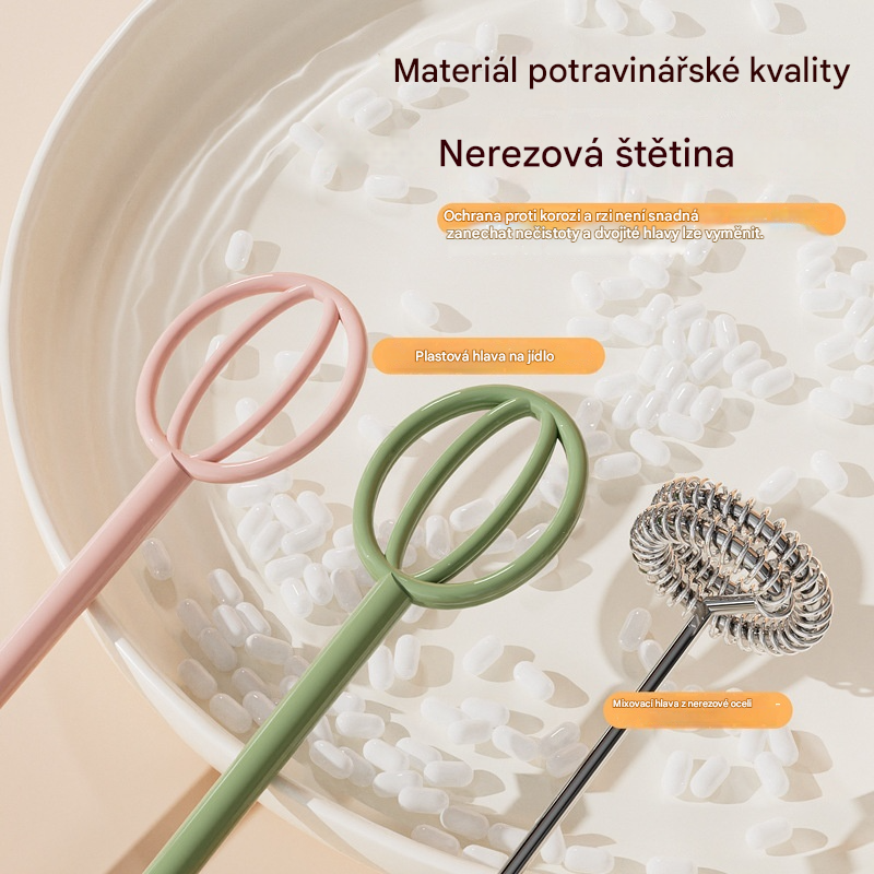 🥚 Bezdrátový mini ruční mixér – během několika sekund vyšlehá vejce a napění mléko