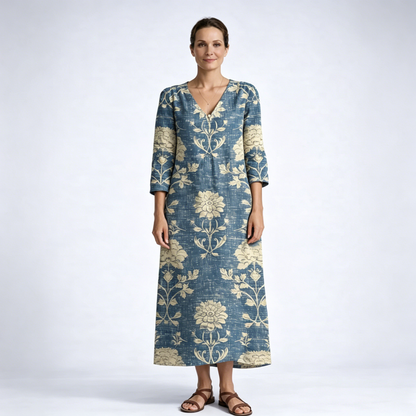 【M-4XL】Isla - Elegante vestido de lino