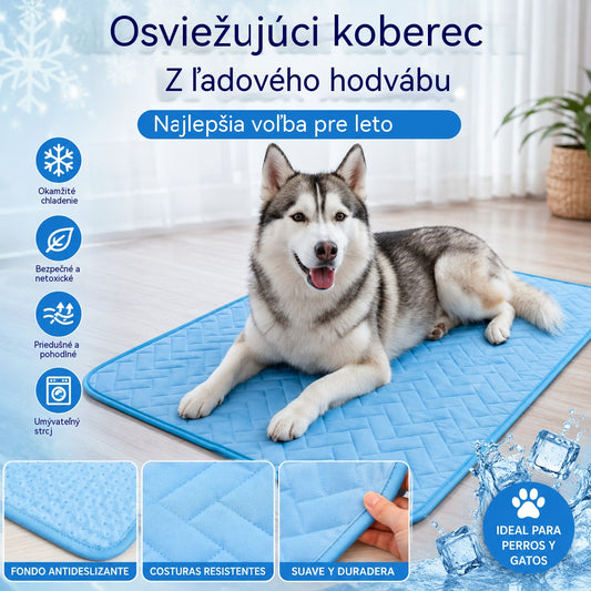 🧊⚡ Letný výpredaj! Chladiaca podložka pre domáce zvieratá (bez vody) – Priedušná oxfordská tkanina, vhodná do akejkoľvek postele alebo klietky.