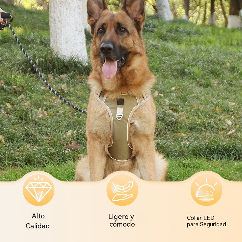 🐶🔥 Časovo obmedzená 50% zľava! Hrudný popruh proti ťahaniu, vrátane trakčného lana a obojku ✨ Maximalizujte kontrolu a bezpečnosť pri každej chôdzi 🌙