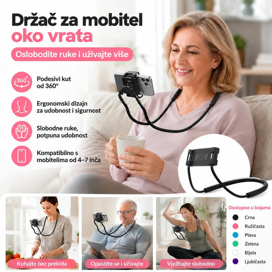 📱😌【Posljednji dan, 50 % popusta!】Multifunkcionalni držač za mobitel oko vrata