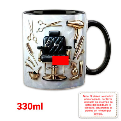 ✨✂️Taza de café de cerámica personalizada, ligera y lujosa