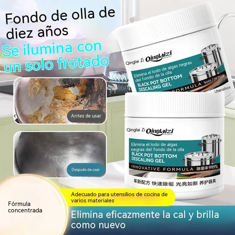 🔥Compra uno y llévate otro gratis🔥 Potente limpiador para eliminar manchas negras del fondo de las ollas.