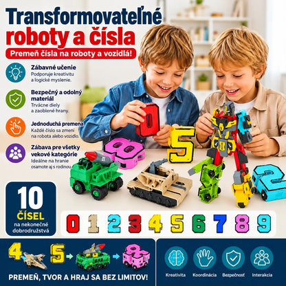 🔥🤖【Najpredávanejší produkt】🧒Digitálny robot, ktorý sa mení na iný tvar – hračka pre deti