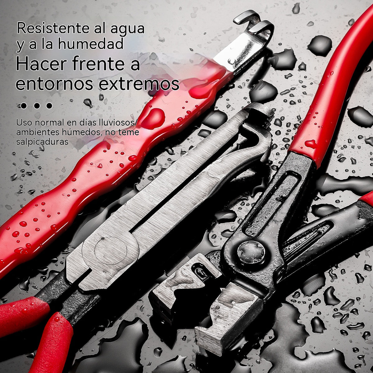 【3 pieza】Juego de alicates multifuncionales para reparación de automóviles [Alicates para grapas + Palanca + Alicates para terminales de batería]