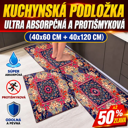 🧽 (40*60 cm + 40*120 cm) 2 kusy 29 € ✨ Super savá protišmyková kuchynská podložka z kremeliny