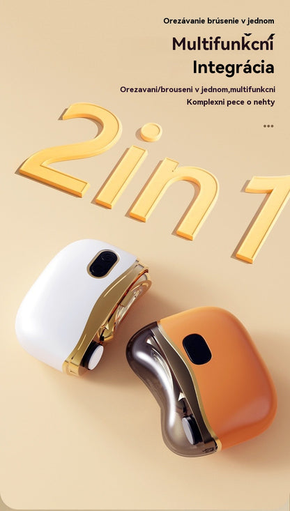 ✂️💅🔥Nový model 2025!🔥 Multifunkčná elektrická brúska + elektrické klieštiky na nechty s ochranou proti zvieraniu