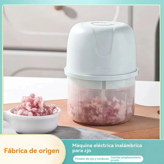 💥【Compra 1 y llévate 1 gratis】⏰¡MÁS DE 50 000 UNIDADES VENDIDAS!🎅Picadora eléctrica de ajo, mini picadora portátil de verduras