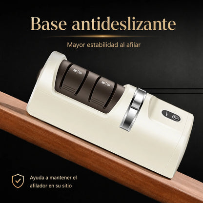 ⏳ ¡50% de descuento! 🔪 Afilador de cuchillos eléctrico inalámbrico multifuncional, recargable ✨