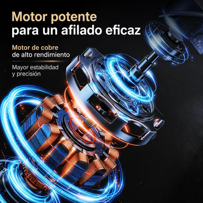 ⏳ ¡50% de descuento! 🔪 Afilador de cuchillos eléctrico inalámbrico multifuncional, recargable ✨