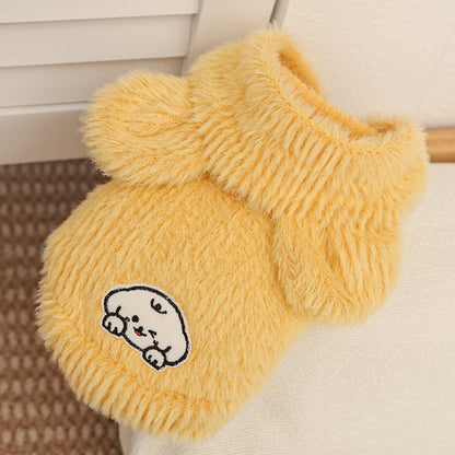 🧸【Compra 1 y recibe 1 gratis】【0.5-10kg】🧸 Abrigo cálido para perros y gatos – suave, adorable y con orejitas