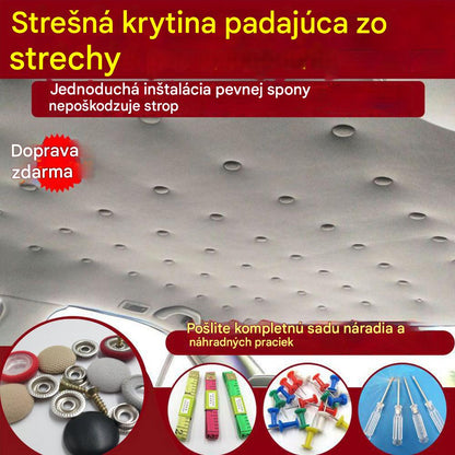 🔥🚗Plátno strechy auta padá, pracka na opravu klincov Úprava a renovácia interiéru auta bez demontáže (sada montážneho náradia + skrutkovač + uterák v cene)