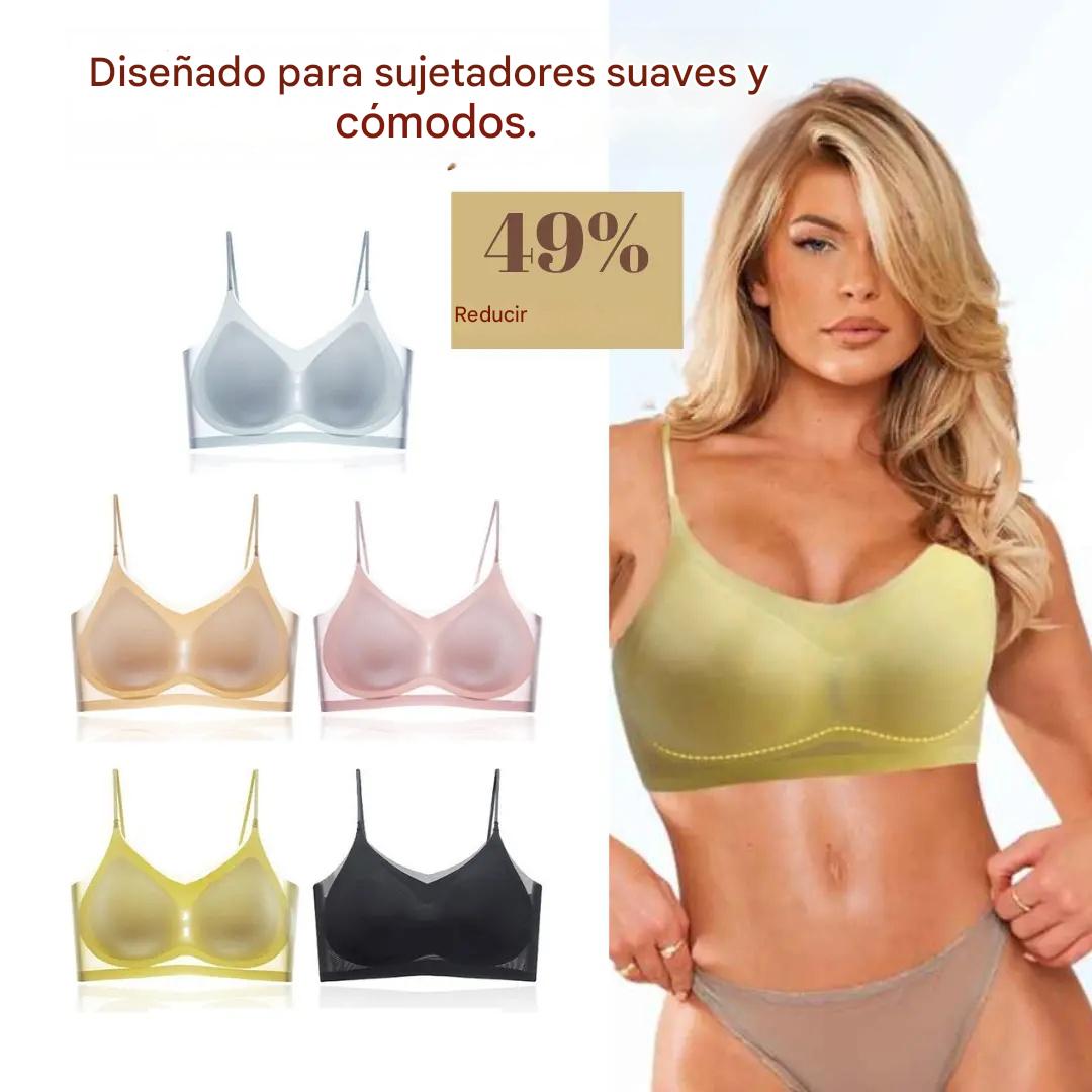 【🔥 Compra 3 y llévate 3 gratis】👙 [3 piezas/6 piezas/9 piezas] Sujetador ultrafino de seda helada [40-100 kg]