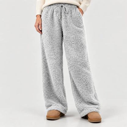 Descuento del 50 %【S-3XL / 6 colores】Pantalones de felpa lisos y elegantes para otoño e invierno