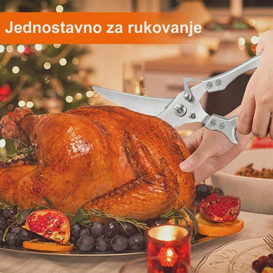 🔪🔪🔪【Kupite jedan, dobijte jedan gratis za još bolje ponude】Zadebljane višenamjenske kuhinjske škare od nehrđajućeg čelika