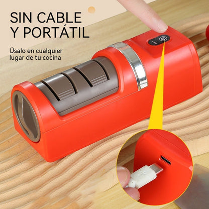 ⏳ ¡40% de descuento! 🔪Afilador automático de cuchillos de cocina✨