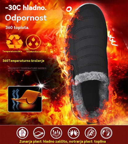 🔥【50% popust】【35-48】Unisex zimski škornji s podlogo iz semiša - topli, udobni in nedrseči, idealni za hladno vreme.
