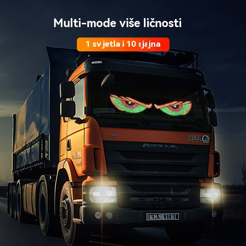 【1 par】💡🎫 Mekani, tanki, fleksibilni, podesivi LED zaslon za automobil za kućnu upotrebu