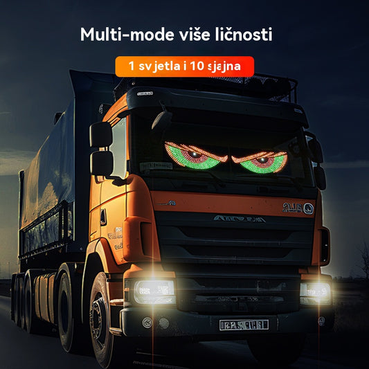 【1 par】💡🎫 Mekani, tanki, fleksibilni, podesivi LED zaslon za automobil za kućnu upotrebu