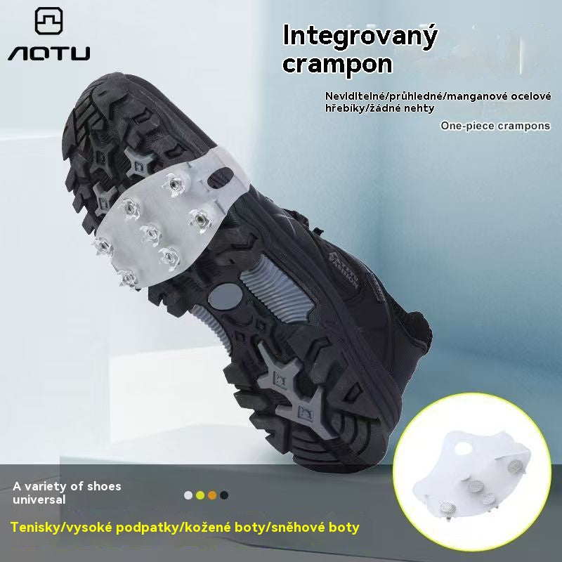 【Kúp 1, získaj 3 zadarmo】 Viaczubé mačky na topánky, protišmykové, vhodné na turistiku v prírode, ako aj na snehovú turistiku, horolezectvo, lezenie po skalách a zimné ľadové oblasti