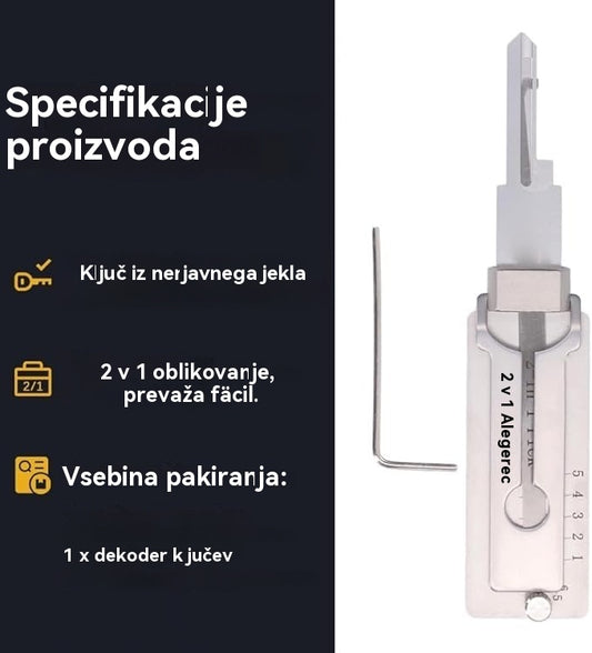 🔐Posebna razprodaja tega tedna🔑 - 49 % popusta🔥Dekoder ključev iz nerjavečega jekla