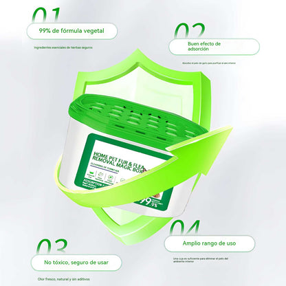 🔥【¡Compra 1 y llévate 1 gratis!】- Caja mágica para eliminar el pelo y el olor de mascotas en el hogar