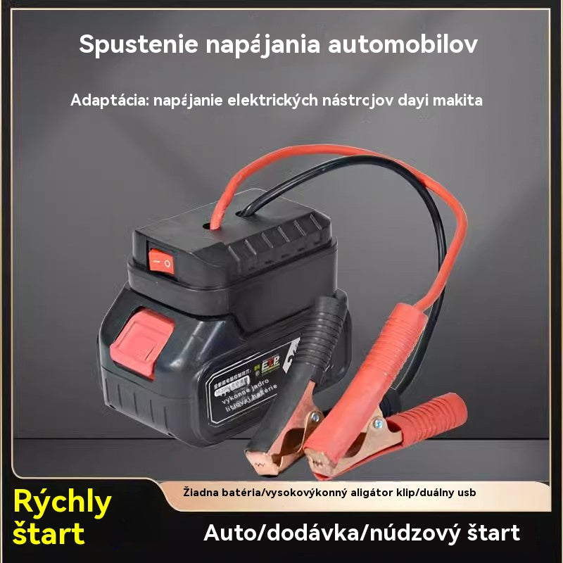 🚗🧰Multifunkčný konvertor skokového spustenia autobatérie【(Dual USB Interface)】 3869125