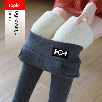 💥 🔥 【S-3XL】 Tople volnene pajkice, visok pas, velika velikost, visoka elastičnost - obvezen kos za jesen/zimo 2025!