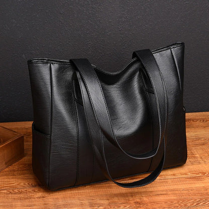 👜 Nová dámska kabelka cez rameno z mäkkej kože – Veľká kapacita, univerzálny štýl, elegantná tote taška pre každodenné použitie!